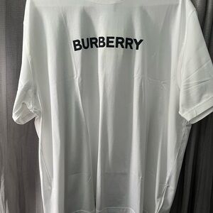 Burberry White Short Sleeve Tee